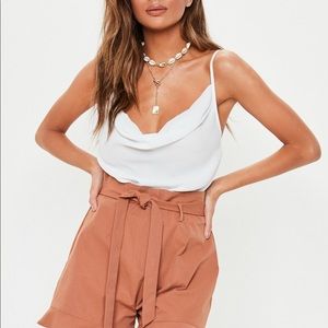 Misguided Cowl Neck Bodysuit